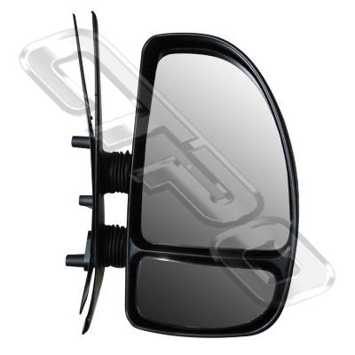 DOOR MIRROR - R/H - SHORT ARM - MANUAL - TO SUIT FIAT DUCATO VAN 2002-05