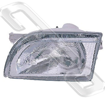 HEADLAMP L/H GLASS - TO SUIT - FORD TRANSIT 1995-