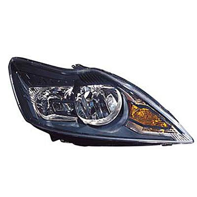 HEADLAMP - R/H - ELECTRIC - BLACK - TO SUIT FORD FOCUS 2008-
