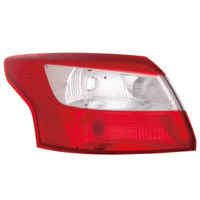 REAR LAMP - L/H - OUTER - TO SUIT FORD FOCUS 2011-  SDN