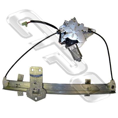 WINDOW REGULATOR - L/H  FRT - ELECTRIC W/MOTOR - TO SUIT FORD FALCON EA/B/D, EF/EL
