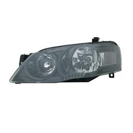 HEADLAMP - L/H - BLACK - TO SUIT FORD FALCON BF2 2007- ( NOT XR6/XR8 )