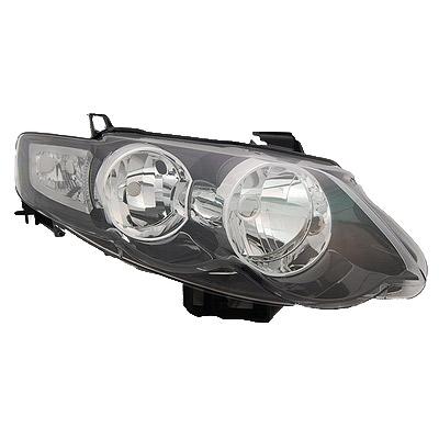 HEADLAMP - R/H - MANUAL - BLACK - TO SUIT FORD FALCON FG 2008-  XR