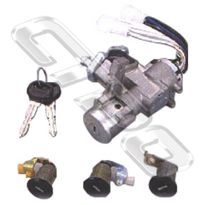 WHOLE LOCK SET - TO SUIT FORD LASER BG SDN-H/B 1990-94