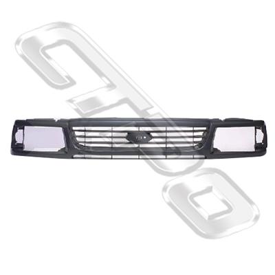 GRILLE - PAINTED - DARK GREY - TO SUIT FORD COURIER 1996-