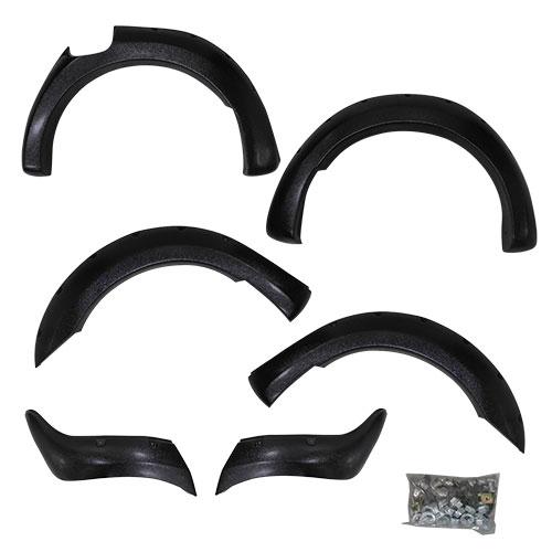 FENDER FLARE SET - 6PCS - BOLT ON TYPE - TO SUIT FORD RANGER 2015-  F/LIFT