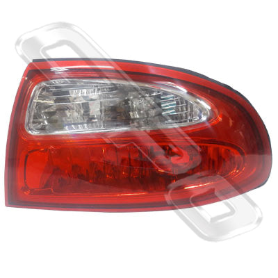 REAR LAMP - R/H - CLEAR/RED - W/OUT REFLECTOR - CERTIFIED - HOLDEN COMMODORE VX 2000- SEDAN EXEC