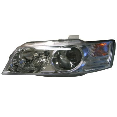 HEADLAMP - L/H - CHROME - TO SUIT HOLDEN COMMODORE VZ 2004-