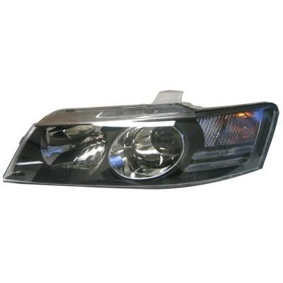 HEADLAMP - L/H - BLACK SS - TO SUIT HOLDEN COMMODORE VZ 2004-