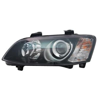 HEADLAMP - L/H - BLACK - PROJECTOR - TO SUIT HOLDEN COMMODORE VE SERIES 2 2011-  SSV/ HSV
