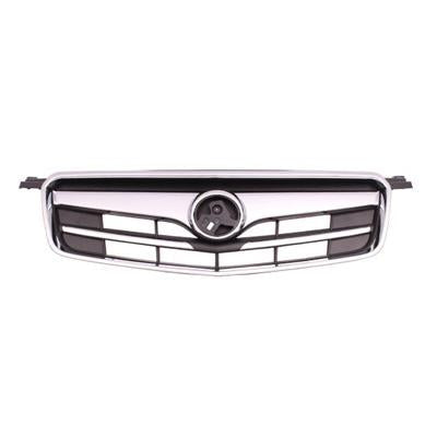 GRILLE - MAT/BLACK - W/CHROME MOULDING & CHROME FRAME - TO SUIT HOLDEN CRUZE 2009-