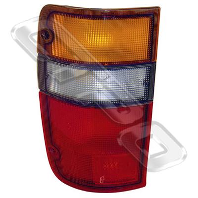 REAR LAMP - L/H - AMB+RED+CLR - TO SUIT HOLDEN JACKAROO 1992-