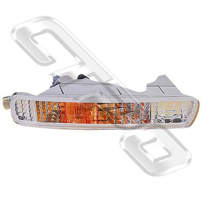 BUMPER LAMP - R/H - CLEAR W/AMBER INNER - TO SUIT HONDA ACCORD CD 1994-