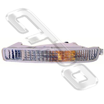 BUMPER LAMP - L/H - CLR W/AMB INN - TO SUIT HONDA ACCORD CD F/L SDN/CPE/WGN 1996-