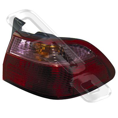 REAR LAMP - R/H - OUTER - PINK/RED - TO SUIT HONDA ACCORD CF 4DR 1999-
