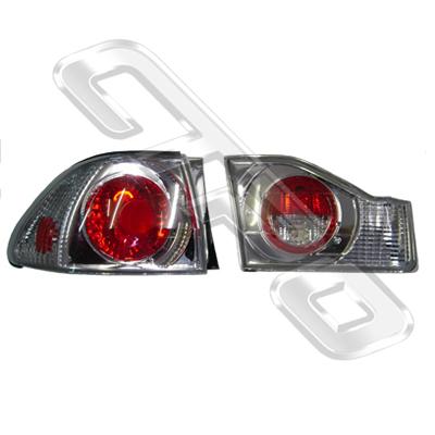 REAR LAMP SET - 4PCE FOR HONDA ACCORD CF 4DR 1999-