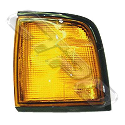 CORNER LAMP - L/H - AMBER/BLACK - TO SUIT HOLDEN RODEO 1989-93