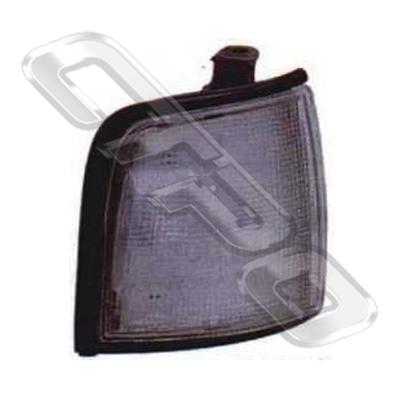 CORNER LAMP - R/H - CLEAR/BLACK RIM - TO SUIT HOLDEN RODEO 1993-