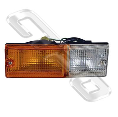 BUMPER LAMP - L/H - AMBER/CLEAR - TO SUIT HOLDEN RODEO 1989-93