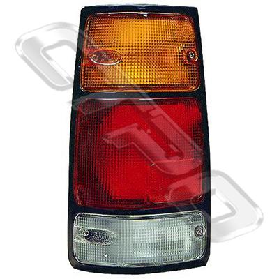 REAR LAMP - R/H - BLACK TRIM - TO SUIT HOLDEN RODEO 1989-92