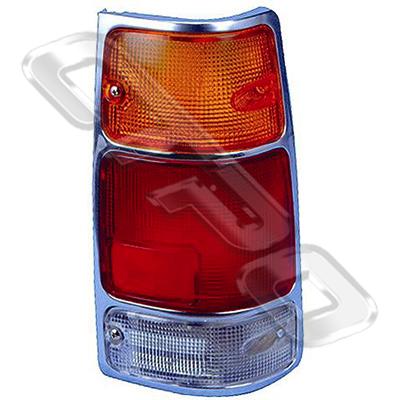 REAR LAMP - L/H - CHROME TRIM - TO SUIT HOLDEN RODEO 1993-