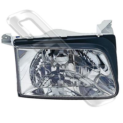 HEADLAMP - R/H - PLASTIC - TO SUIT HOLDEN RODEO TFR 1999-  FACELIFT