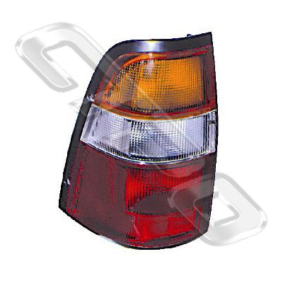 REAR LAMP - L/H - AMBER TOP - TO SUIT HOLDEN RODEO TFR 1997-