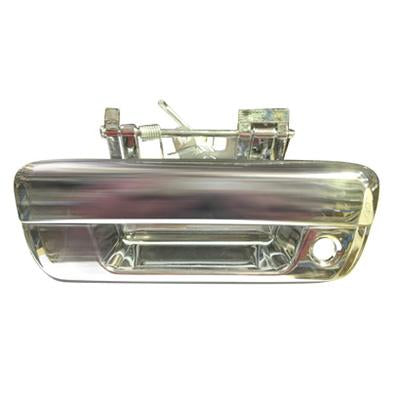 TAILGATE HANDLE - CHROME - W/KEY HOLE - TO SUIT HOLDEN RODEO D-MAX P/UP 2006-