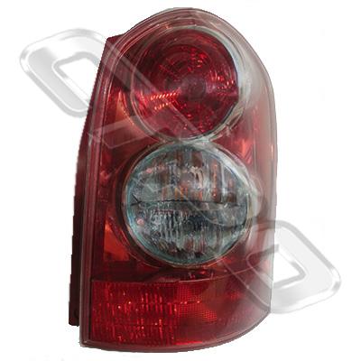 REAR LAMP - R/H - CLEAR WITH RED INNER - TO SUIT MAZDA MPV - LW - 2003- F/LIFT