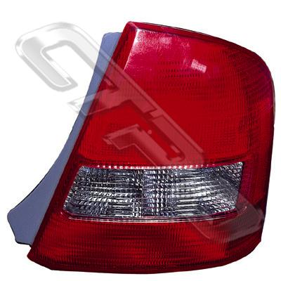 REAR LAMP - R/H - RED/CLEAR - TO SUIT MAZDA 323/PROTEGE BJ 1999-  SEDAN