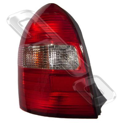 REAR LAMP - L/H - RED/CLEAR - TO SUIT MAZDA 323/PROTEGE BJ 1999-  WAGON