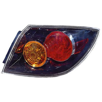 REAR LAMP - R/H - OUTER BLACK - TO SUIT MAZDA 3 2004-    5DR