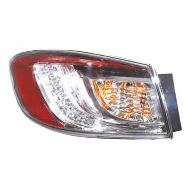 REAR LAMP - L/H - OUTER - LED TYPE - TO SUIT MAZDA 3 2009-  4DR