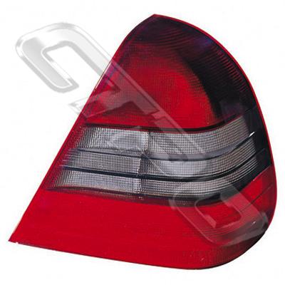 REAR LAMP - R/H - ALL SMOKEY/RED - TO SUIT MERCEDES W202 C CLASS 1997-99