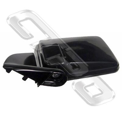 DOOR MIRROR - CRNR MNTD - BLACK - L/H - TO SUIT MITSUBISHI L200 2WD/4WD 1987-96