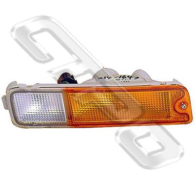 BUMPER LAMP - R/H - AMBER/CLEAR - TO SUIT MITSUBISHI L200 1997-00