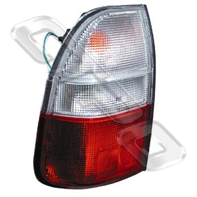 REAR LAMP - L/H - CLEAR/RED - TO SUIT MITSUBISHI L200 2001-