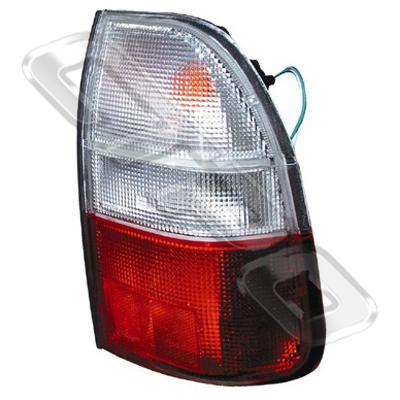 REAR LAMP - R/H - CLEAR/RED - TO SUIT MITSUBISHI L200 2001-