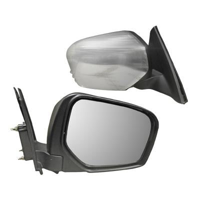 DOOR MIRROR - L/H - MANUAL - CHROME - TO SUIT MITSUBISHI TRITON L200 2005-