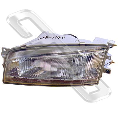 HEADLAMP - L/H - GLASS LENS - TO SUIT MITSUBISHI LANCER CK SED 1996-99