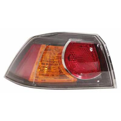 REAR LAMP - L/H - BLACK - OUTER - TO SUIT MITSUBISHI LANCER CY 2008-