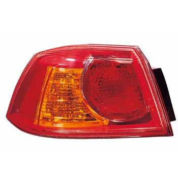 REAR LAMP - L/H - RED - OUTER - TO SUIT MITSUBISHI LANCER CY 2008-