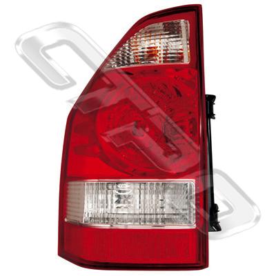 REAR LAMP - L/H - CLEAR/RED/CLEAR - TO SUIT MITSUBISHI PAJERO 2003-