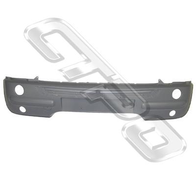 FRONT BUMPER - W/O MLDG HOLE - TO SUIT MINI COOPER 2002-
