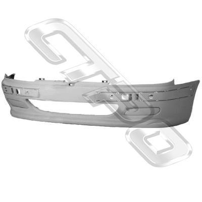 FRONT BUMPER - W/FOG LAMP COVERS - TO SUIT PEUGEOT 406 1996-