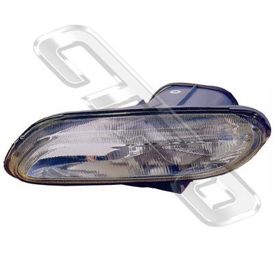 FOG LAMP - L/H - CLEAR - TO SUIT PEUGEOT 406 1996-
