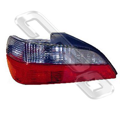 REAR LAMP - CLEAR/RED - L/H - TO SUIT PEUGEOT 406 1996-