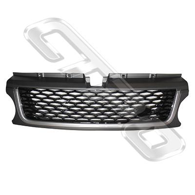 FRONT GRILLE - BLACK - TO SUIT RANGE ROVER SPORT 2010- F/LIFT