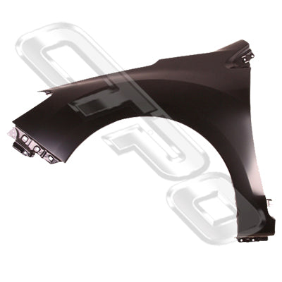 FRONT GUARD - L/H - W/O SIDE LAMP & MLDG HOLES - CERTIFIED - TO SUIT SUBARU IMPREZA G4 2012-