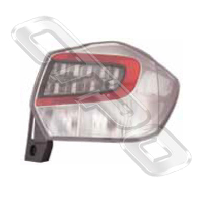 REAR LAMP - R/H - LED TYPE - ECE - TO SUIT SUBARU IMPREZA XV 2012-